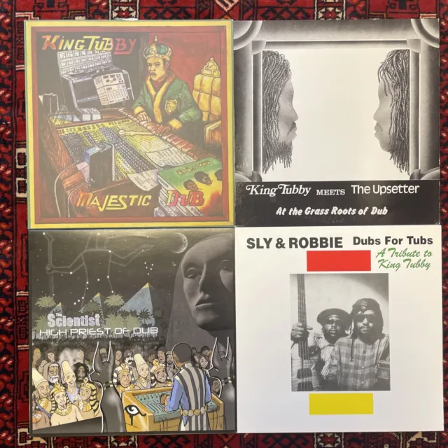 Dub Reggae Vinyl Reissue Lot (4 LPs) Reggae Records King Tubby Scientist