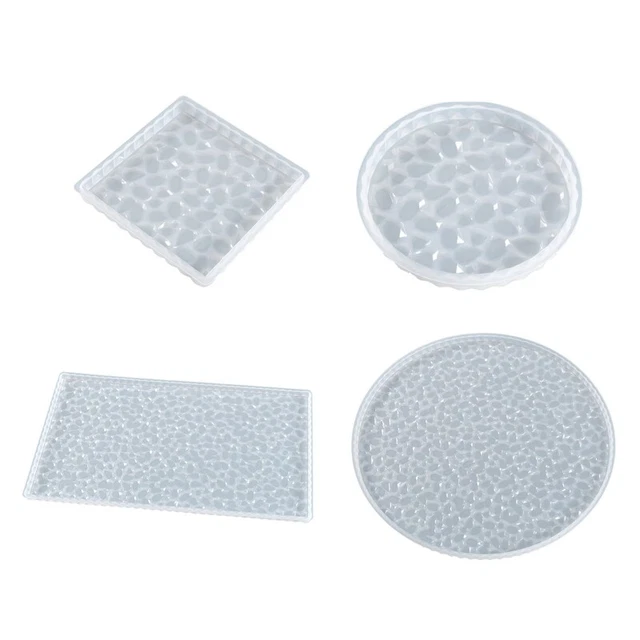 Coaster Silicone Resin Mold Resin Epoxy Casting Molds Table Ornaments Resin Mold