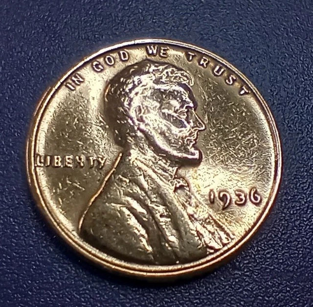 1936 P Wheat Penny Issued from Philadelphia mint  ACTUAL COIN, NO RESERVE   3502