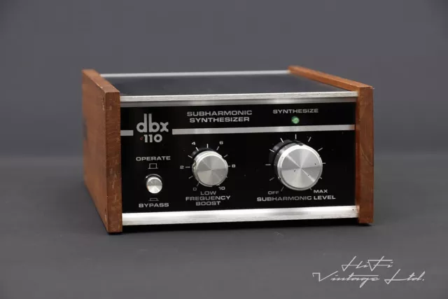 DBX 110 SINTETIZZATORE Subarmonico HiFi Vintage EUR 191,75 ...