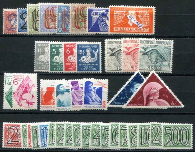 NIEDERLANDE 1923-1942 ** POSTFRISCH TADELLOS MARKEN und SÄTZE 1070€(Z7677