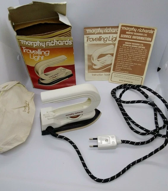 Lampe De Voyage Vintage Morphy Richards Modèle 41300 Avec étui - Rétro Et Pratique