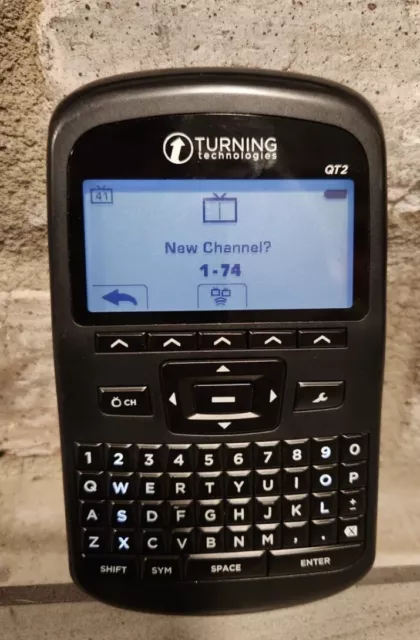 Turning Technologies QT2 Response Device Clicker RCQR-02 Tested w/ NEW BATTERIES