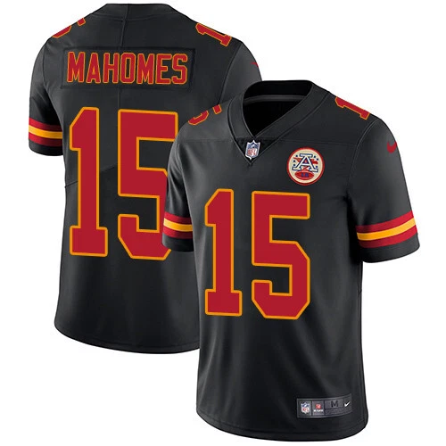 High Quality Kansas City Chiefs NFL Replica Jersey Mens Black