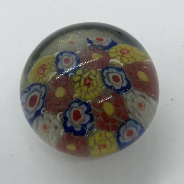 Vintage Retro Chinese Polished Glass Paperweight Beautiful Piece