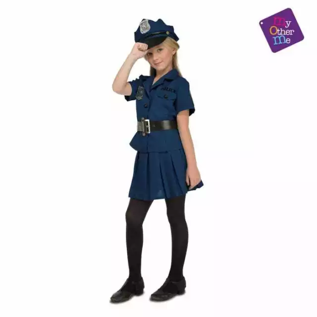 MY OTHER ME Costume da Poliziotta Bambina Carnevale Divisa