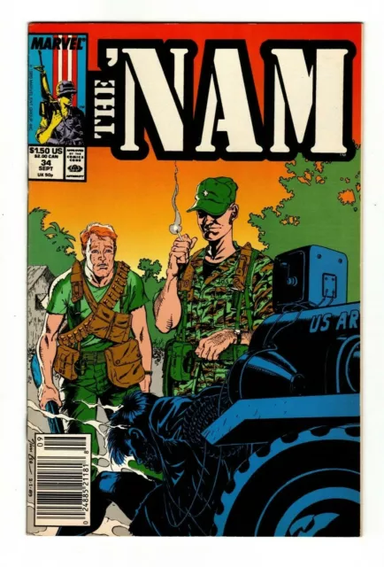 The Nam #34 (1989) very fine condition comic / sh2