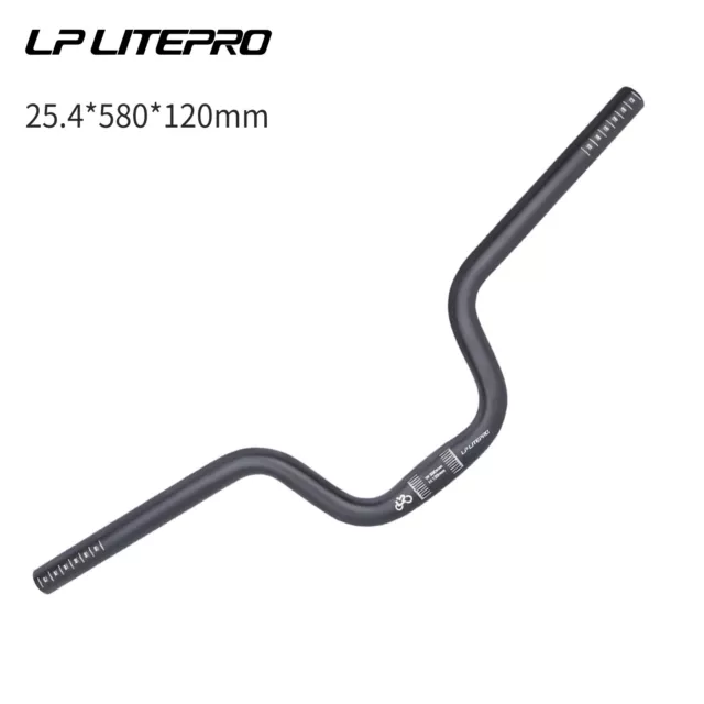 Litepro Aluminum Alloy High Riser 120/160mm 25.4*580mm Riser Bar black or silver