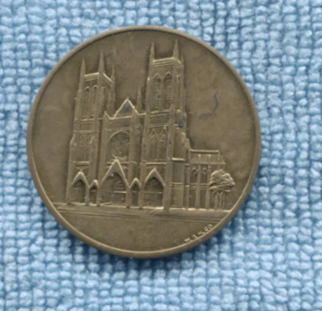 Cathedral Church Of St. John The Divine Commemorative Medal New York City T-443