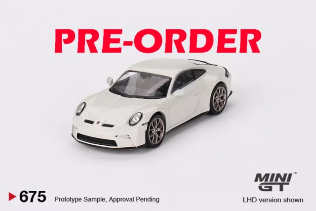 (Pre-order) Mini GT #675 1/64 Porsche 911 (992) GT3 Touring Crayon Model Car LHD