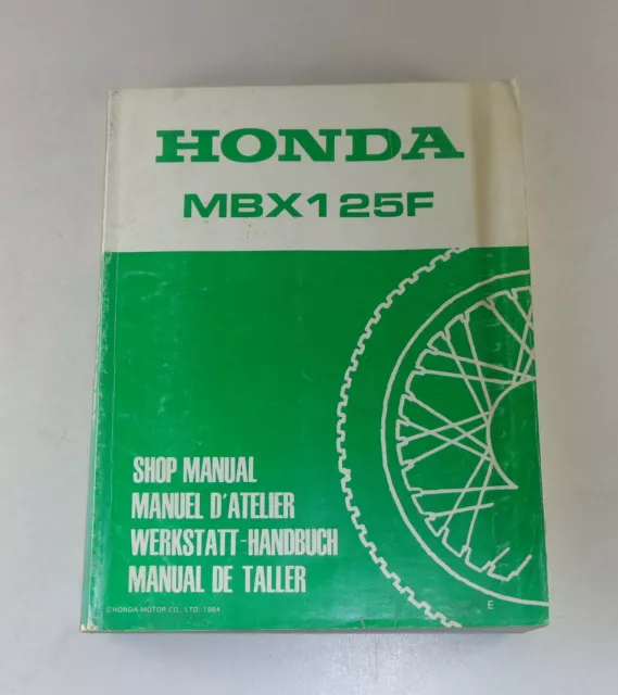 Werkstatthandbuch / Workshop Manual Honda MBX 125 F von 1984