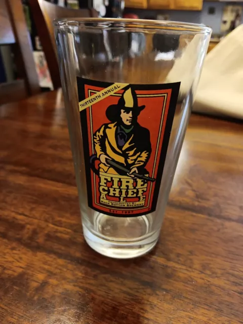 Rock Bottom Brewery - Fire Chief Ale - 13th Annual Beer Pint Glass