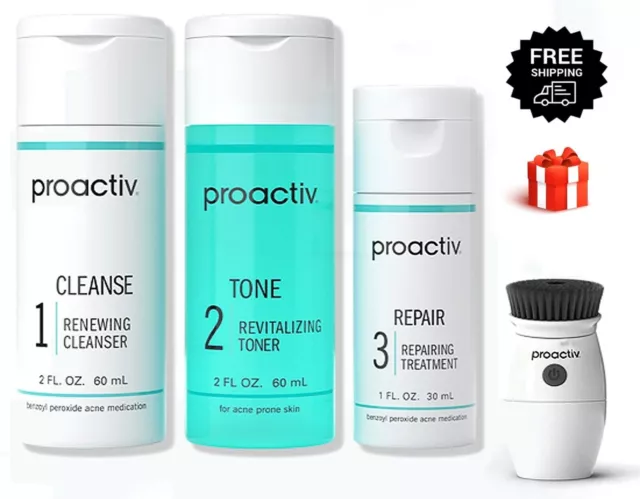 Proactiv 3 Step Acne Treatment Acne Skin Care Kit 30 Days+Free Shipping+Gift