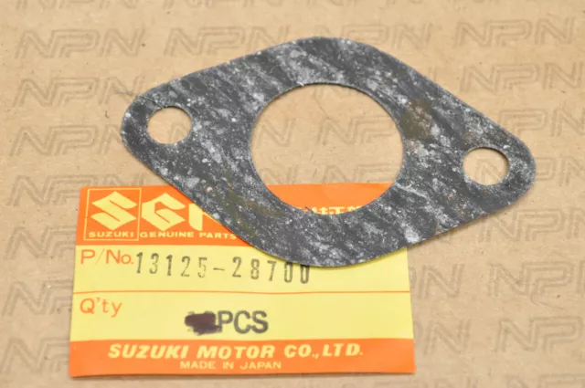 NOS Suzuki RM125 TM100 TM125 Carburetor Intake Pipe Gasket 13125-28700