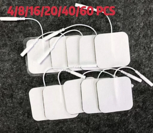40 TENS ELECTRODE Pads EMS Replacement Unit 7000 3000 2x2 Muscle