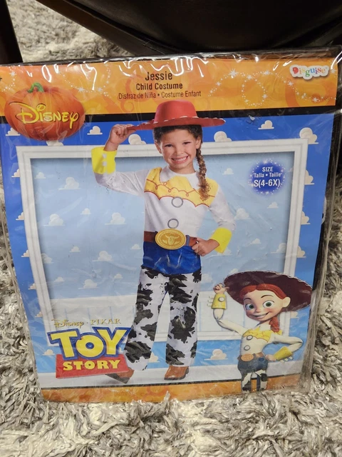Childs Small sz. 4-6 Disney Toy Story Jessie Costume Dress-Up Free US Shipping