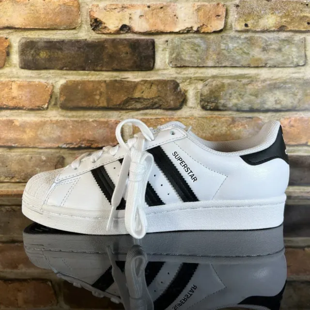 Womens 5.5 - adidas Originals Superstar Black White Casual Shoes Sneakers