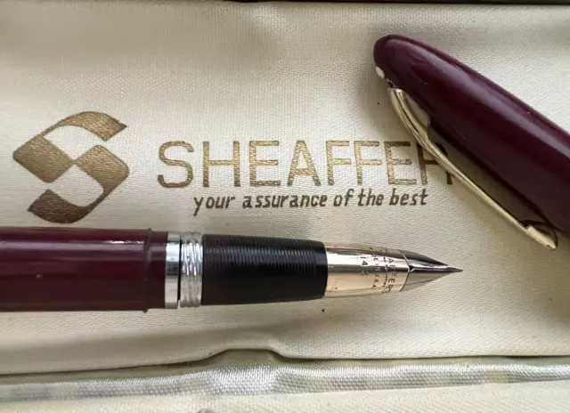 Sheaffers Pen Fountain Pen Imperial Triumph Pen Gold Piston Antique Marking