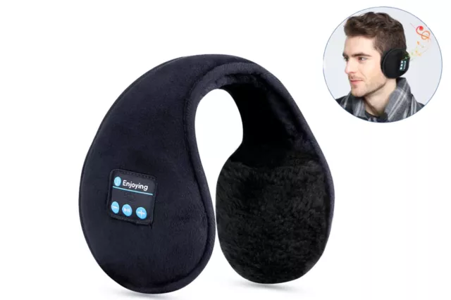 Cuffie bluetooth paraorecchie wireless auricolari copri orecchie ricaricabili