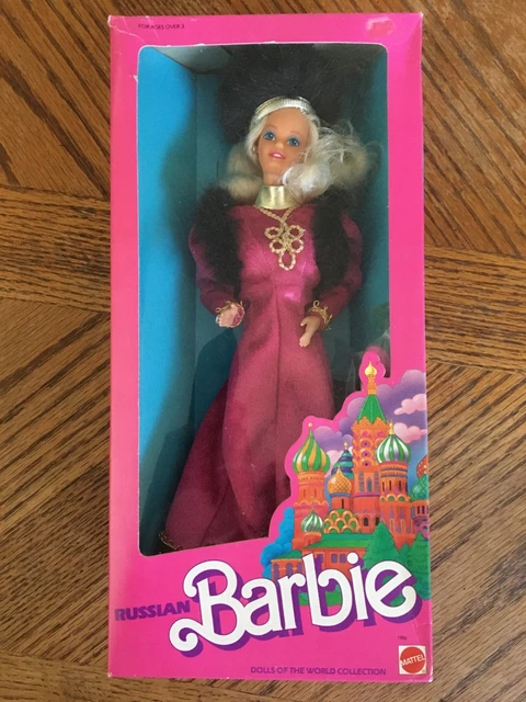 Vintage 1988 poupée Barbie russe poupées Mattel de la