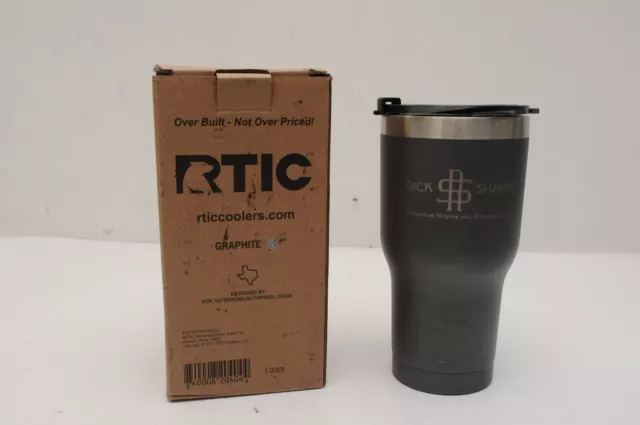 RTIC 20oz Insulated Tumbler Stainless Steel Travel Mug w/Lid - JPAR COAST COUNTY