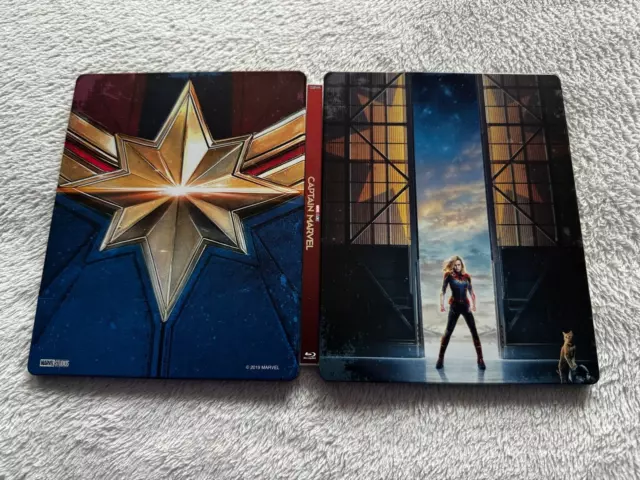 Captain Marvel 2019 3D 2 Disc Blu-Ray Steelbook Neuwertig Marvel