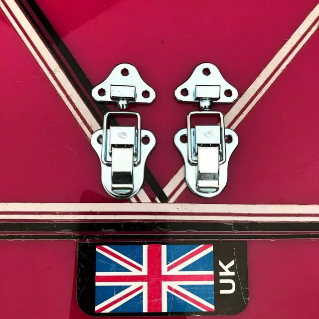 catches (pair) / draw bolt / catch for flightcase or box lift off lids (new)