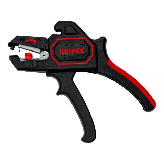 KNIPEX 1262180 - automatische Abisolierzange - 0,2-6,0 mm²