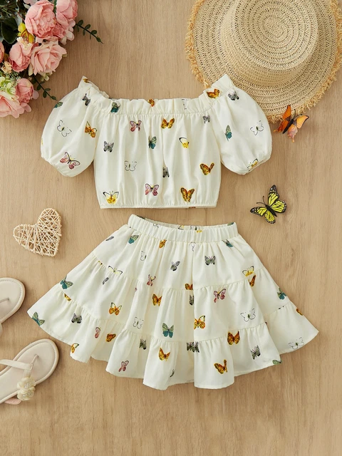 VESTIDOS CASUALES CONJUNTOS de Ni as Ropa Para Ni a Elegantes