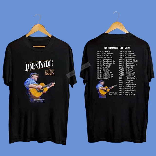 James Taylor SUMMER TOUR '83 Tシャツ VTG JAMES TAYLOR Summer Tour 1982 The Knits Baseball Shirt Gray