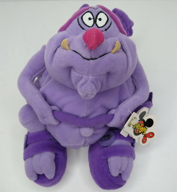 WALT DISNEY COMPANY Bean Bag Plush PAIN Gargoyle Hercules NWT Purple