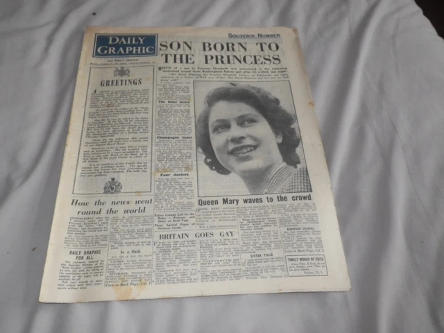1951 DAILY GRAPHIC & DAILY SKETCH Newspaper - Souvenir Issue