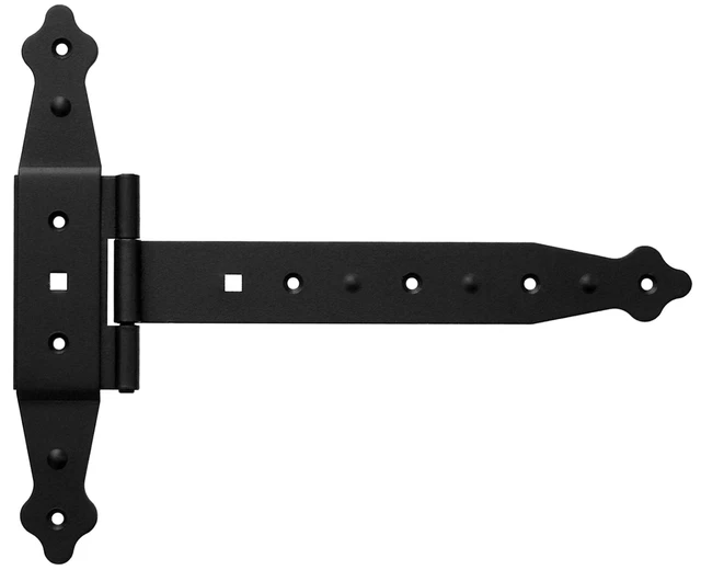 Charnière à Penture Charnières de T Bandes en 237 MM Plaque 235 Semi Lourd Noir