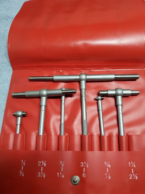 MITUTOYO 155-903 TELESCOPIC Gauge Set 6 Piece - Made In Japan $90.00