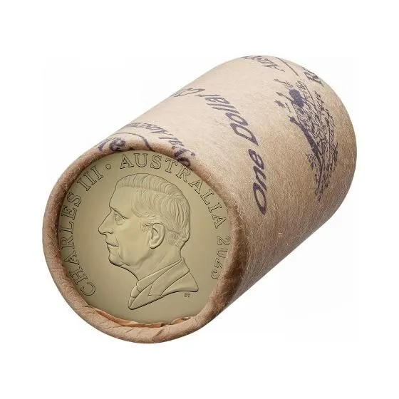 2024 $1 King Charles III Effigy Circulated Coin Premium Roll | CONFIRMED ORDER