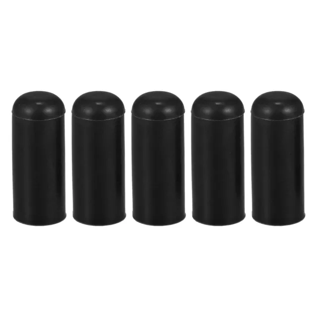 5 Pièces Bouchon D'Extrémité Tuyau D'Aspiration En Silicone 4Mm Noir