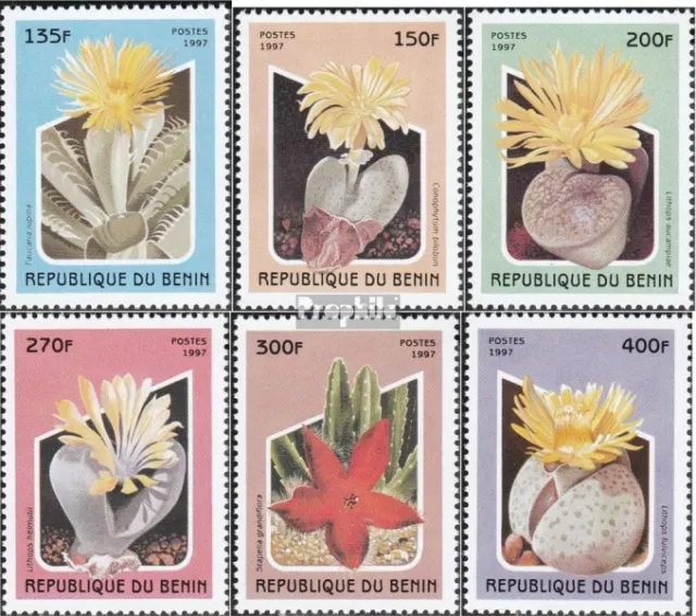 Benin 964-969 mint never hinged mnh 1997 Sukkulenten