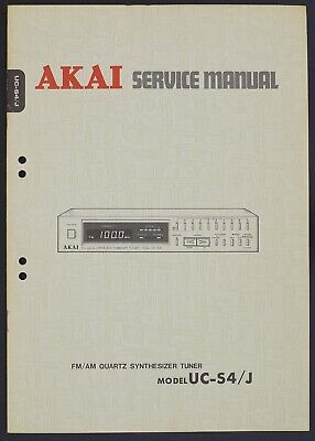 Original Service Manual Schaltplan AKAI UC-S4/J 