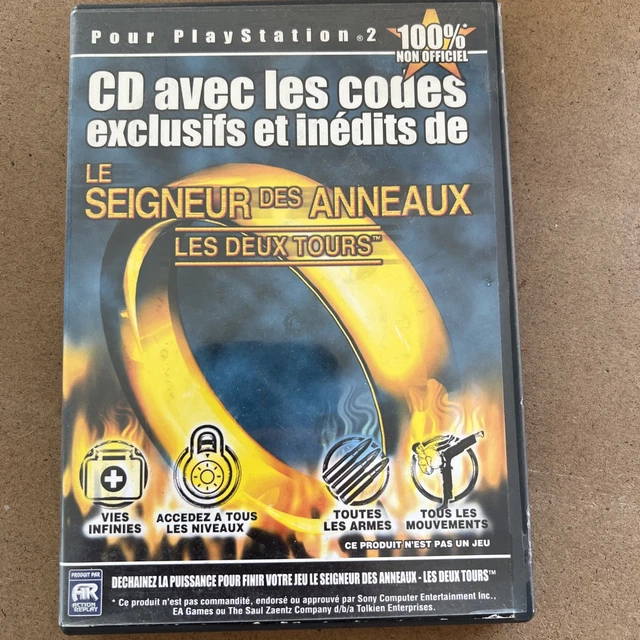 Jeu PS2 Le Seigneur Des Anneaux - Les Deux Tours - Version Française, En Très Bon état Avec Boîte