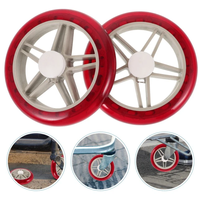 Cart Wheel Roti 2PCS SHOPPING CART Wheels Rolling Cart Wheel Grocery Trolley Wheels ...