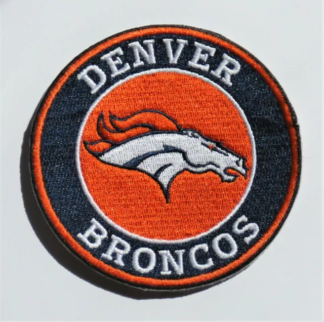Lot Of (1) Nfl Denver Broncos Embroidered Patch Iron-On (Type F)  # 59B