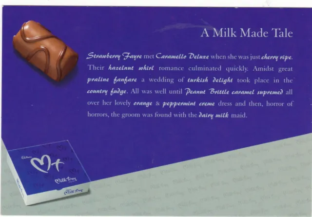 V06401a Australia Avant Card #6401a Cadbury Chocolates postcard