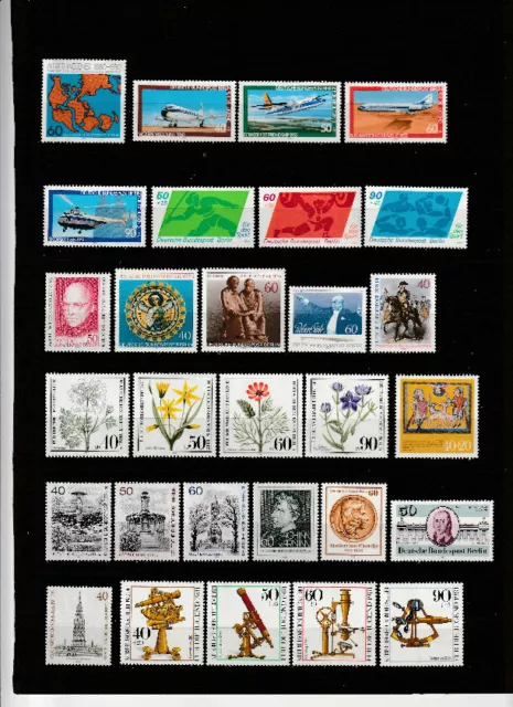 TIMBRES ALLEMAGNE BERLIN - ANNEES COMPLETES 1980/81 - NEUF ** -COTE 68,80 euros