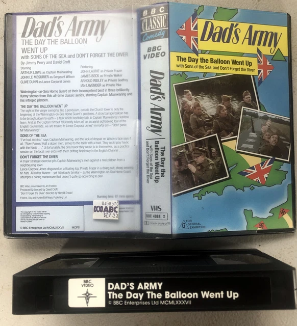DAD'S ARMY THE Day the Balloon Went Up (VHS, 1987) Movie Video Cassette