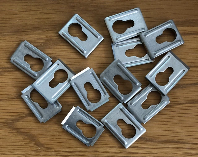 IKEA PAX BESTA KALLAX Genuine Metal Keyhole Mounting Bracket Plate Set