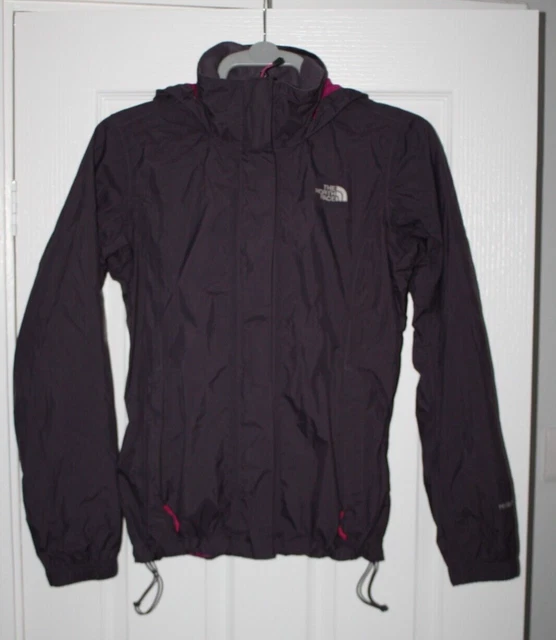 Womens The North Face Hyvent Rain Jacket Purple Size Small