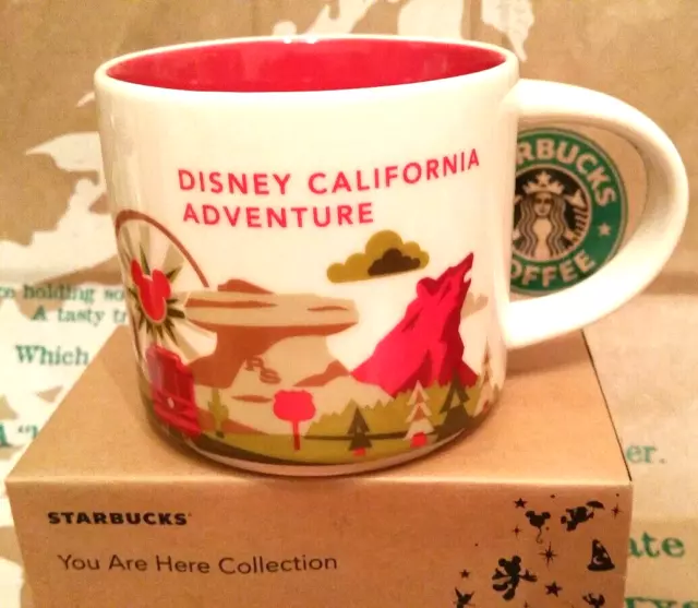 Starbucks Coffee Mug/Tasse/Becher DISNEY CALIFORNIA ADVENTURE You Are Here, NEU!