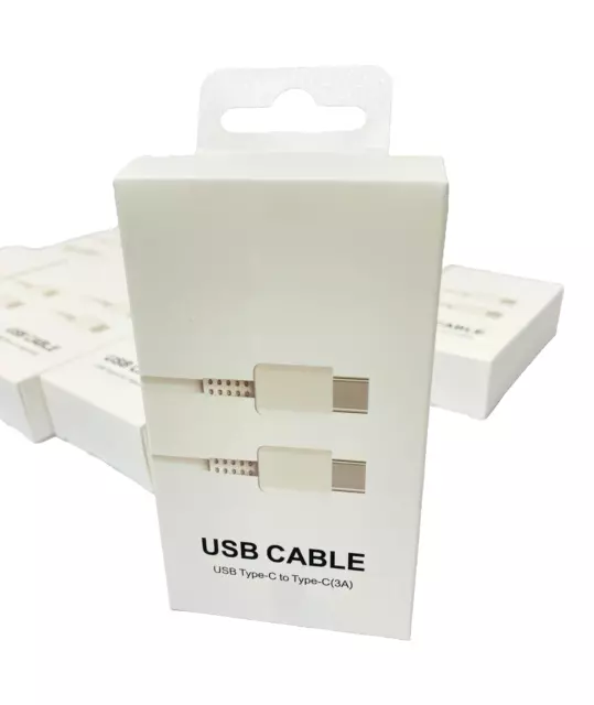 Pack de 10 Cable De Datos Carga Rápida Para Android tab Cargador USB C 1M Usb 3A