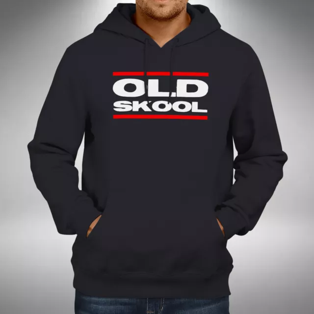 Old Skool Adult Hoodie Clubbing Dj Rave Retro Dance Festival Acid House RUN DMC