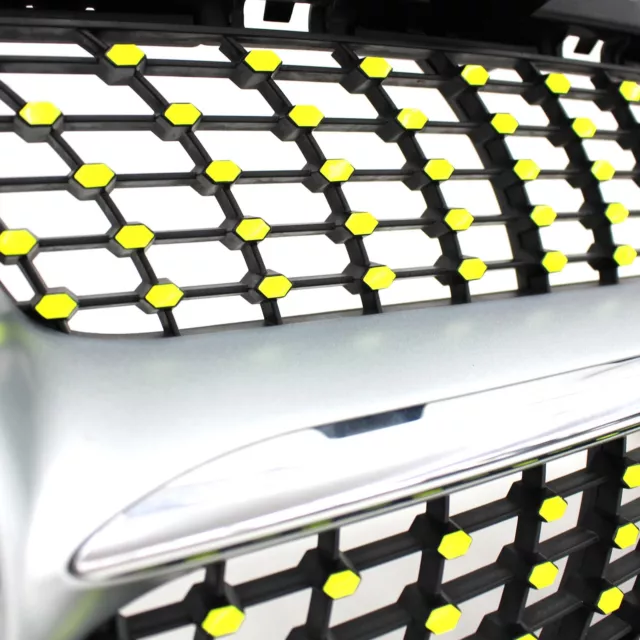 Neon Giallo Pellicola per Mercedes W117 Restyling Diamantgrill Griglia Coperchio 3